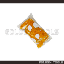 Load image into Gallery viewer, ± 500 Pcs Oval Shape White Jewellery Price Tag With Thick Yellow Thread Display Tag Emas Label Tanda Harga

