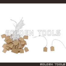 Load image into Gallery viewer, Blank Kraft Paper Price Tag Accessories Merchandise Tag Display Tanda Harga Bazaar Clothing Gardening Party Jewellery
