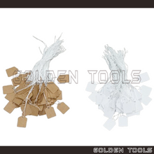 Load image into Gallery viewer, Blank Kraft Paper Price Tag Accessories Merchandise Tag Display Tanda Harga Bazaar Clothing Gardening Party Jewellery
