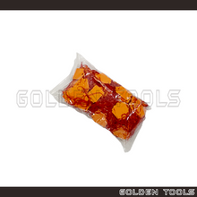 Load image into Gallery viewer, ± 500 Pcs Rectangular Shape Orange Jewellery Price Tag With Thin Red Thread Display Tag Emas Label Tanda Harga
