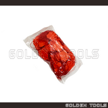 Load image into Gallery viewer, ± 500 Pcs Rectangular Shape Red Jewellery Price Tag With Thin Red Thread Display Tag Emas Label Tanda Harga
