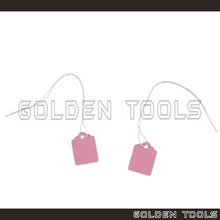 Load image into Gallery viewer, Rectangle Jewellery Price Tag White Red Orange Green Pink Tag Emas Label Display Tanda Harga
