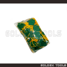 Load image into Gallery viewer, ± 500 Pcs Rectangular Shape Green Jewellery Price Tag With Thick Yellow Thread Display Tag Emas Label Tanda Harga
