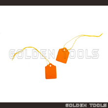 Load image into Gallery viewer, Rectangle Jewellery Price Tag White Red Orange Green Pink Tag Emas Label Display Tanda Harga
