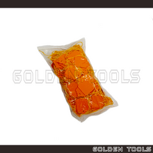 Load image into Gallery viewer, ± 500 Pcs Rectangular Shape Orange Jewellery Price Tag With Thick Yellow Thread Display Tag Emas Label Tanda Harga
