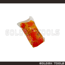 Load image into Gallery viewer, ± 500 Pcs Rectangular Shape Red Jewellery Price Tag With Thick Yellow Thread Display Tag Emas Label Tanda Harga
