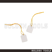 Load image into Gallery viewer, Rectangle Jewellery Price Tag White Red Orange Green Pink Tag Emas Label Display Tanda Harga

