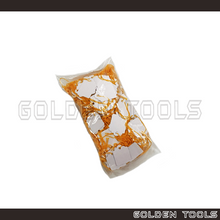 Load image into Gallery viewer, ± 500 Pcs Rectangular Shape White Jewellery Price Tag With Thick Yellow Thread Display Tag Emas Label Tanda Harga
