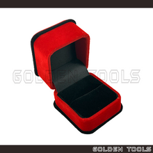 Load image into Gallery viewer, Red Spray Velvet Jewellery Box For Ring Earring Necklace Jewellery Box Jewellery Storage Jewellery Display Jewellery
