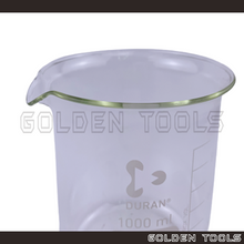 Load image into Gallery viewer, DURAN 1000ml Glass Beaker Low Form With Spout Clear Graduated Boiling Flask Laboratory Glassware Apparatus Experiment
