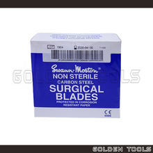 Load image into Gallery viewer, Swann-Morton 5 pcs Non-sterile Carbon Steel Straight Surgical Blades No.11 Mould Cutting Jewellery Casting Tools Dental
