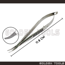 Load image into Gallery viewer, Castroviejo Needle Holder With Serrated Jaw Spring Action Hand Tools
