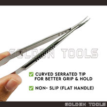 Load image into Gallery viewer, Castroviejo Needle Holder With Serrated Jaw Spring Action Hand Tools
