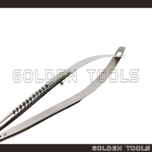 Load image into Gallery viewer, Castroviejo Needle Holder With Serrated Jaw Spring Action Hand Tools
