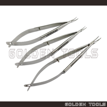 Load image into Gallery viewer, Castroviejo Needle Holder With Serrated Jaw Spring Action Hand Tools
