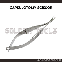 Load image into Gallery viewer, Capsulotomy Scissor With Angled Pointed Tip Spring Action Hand Tools
