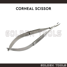 Load image into Gallery viewer, Corneal Scissor With Ultra Fine Curved Tip Spring Action Hand Tools
