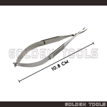 Load image into Gallery viewer, Corneal Scissor With Ultra Fine Curved Tip Spring Action Hand Tools
