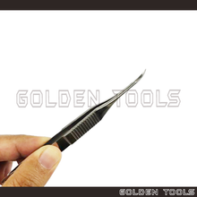 Load image into Gallery viewer, Corneal Scissor With Ultra Fine Curved Tip Spring Action Hand Tools
