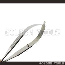 Load image into Gallery viewer, Corneal Scissor With Ultra Fine Curved Tip Spring Action Hand Tools
