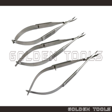 Load image into Gallery viewer, Corneal Scissor With Ultra Fine Curved Tip Spring Action Hand Tools
