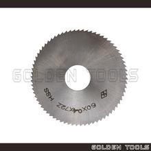 Load image into Gallery viewer, 60mm X 0.4mm HSS Disk Circular Saw Blade With 16mm Hole High Speed Cutting Tools Jewellery Tools Dental Tools
