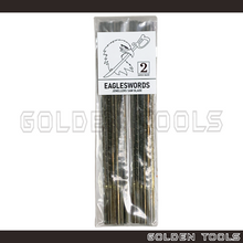 Load image into Gallery viewer, Eagleswords No.2 Swiss Piercing Saw Blade Mata Gergaji Emas Perak  For Hard Metal Fine Cutting Jewellery Dental Tools
