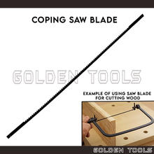 Load image into Gallery viewer, Coping Saw Blades 15 TPI Carbon Steel Saw Blade Mata Gergaji Wood Plastic DIY Hand Tools
