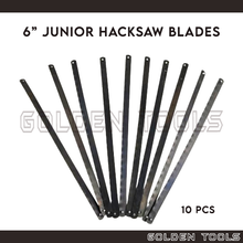 Load image into Gallery viewer, Junior Hacksaw Blades 32 TPI Carbon Steel Saw Blade Mata Gergaji Wood Plastic DIY Hand Tools
