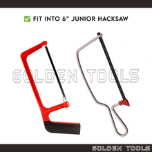 Load image into Gallery viewer, Junior Hacksaw Blades 32 TPI Carbon Steel Saw Blade Mata Gergaji Wood Plastic DIY Hand Tools
