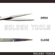 Load image into Gallery viewer, Stainless Steel Scissors With Straight / Curved End Gunting Emas Collar Cutting Scissors Jewellery Dental Tools
