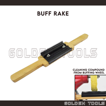 Load image into Gallery viewer, Buff Rake for Cleaning Polishing Buff Wheel Compound Cleaning Bench Grinder
