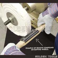Load image into Gallery viewer, Buff Rake for Cleaning Polishing Buff Wheel Compound Cleaning Bench Grinder
