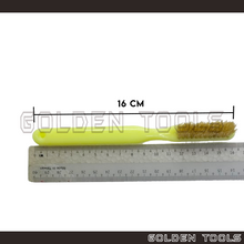 Load image into Gallery viewer, Bristle Brush With Plastic Handle For Metal Cleaning Polishing Metal Jewellery Tools / Berus Kilat
