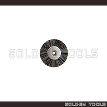 Load image into Gallery viewer, 5 Pcs 19mm Abrasive Mix Grey Goat Hair Brush Wheel Brush Without Mandrel Metal Centre Polishing Buff Jewellery Dental
