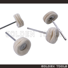 Load image into Gallery viewer, 21mm Abrasive Mounted Slices Felt Cloth Brush Wheel Brush 2.35mm Shank Polishing Buff Jewellery Tools Dental Tools

