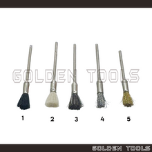 Load image into Gallery viewer, Polish Brush Rotary Drill Polishing End Brush With 2.35mm Shank Rotary Tool / Kain Kilat
