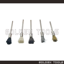 Load image into Gallery viewer, Polish Brush Rotary Drill Polishing End Brush With 2.35mm Shank Rotary Tool / Kain Kilat
