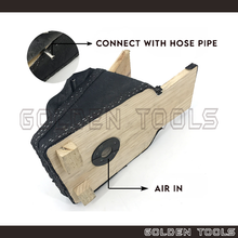 Load image into Gallery viewer, TSK Small Leather Air Bellow For Foot Pump Semawar Jewellery Welding Soldering Casting Tools
