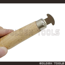 Load image into Gallery viewer, Bezel Pusher For Stone Setting Wooden Handle Gem Ring Settings Jewellery Setting Bezel DIY Ring Craft Cincin Batu
