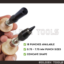 Load image into Gallery viewer, Bezel Setting Set 18 Punches Stone Setting Prong Pushing Punch Concave Burnisher Tools
