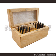 Load image into Gallery viewer, Bezel Setting Set 18 Punches Stone Setting Prong Pushing Punch Concave Burnisher Tools
