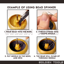 Load image into Gallery viewer, Bead Spinner Beading Tools Spinning Bead Bowl DIY Handicraft Bracelet Beadsmith Art Works
