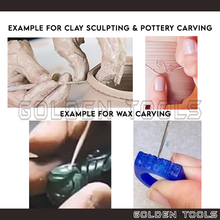 Load image into Gallery viewer, Wax Carver for Beading Stainless Steel Carving Clay Pottery Modelling Sculpting Beading DIY Crafting
