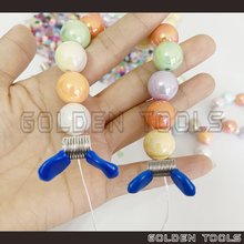 Load image into Gallery viewer, Bead Stopper With Sleeve Anti Slip Bead Stop Bead Beading Tools DIY Handicraft Bracelet Beadsmith Art Works
