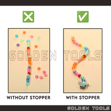 Load image into Gallery viewer, Bead Stopper Anti Slip Bead Stop Bead Beading Tools DIY Handicraft Bracelet Beadsmith Art Works
