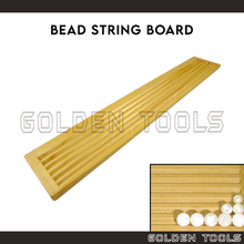 Load image into Gallery viewer, Wooden Bead String Board For Necklace Bracelets Making Beading Tools Design DIY Organising Manik Art Work
