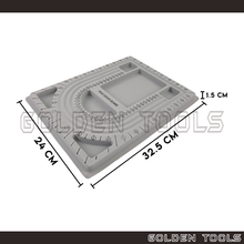 Load image into Gallery viewer, Bead Design Board Flocked Bead Tray Beading Board Jewelry Making DIY Organising Manik Art Work
