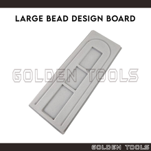 Load image into Gallery viewer, Bead Design Board Flocked Bead Tray Beading Board Jewelry Making DIY Organising Manik Art Work
