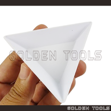 Load image into Gallery viewer, Triangle Beading Tray Sorting Tray DIY Tools Gemstone Storage Manik Beading Tools Art Work
